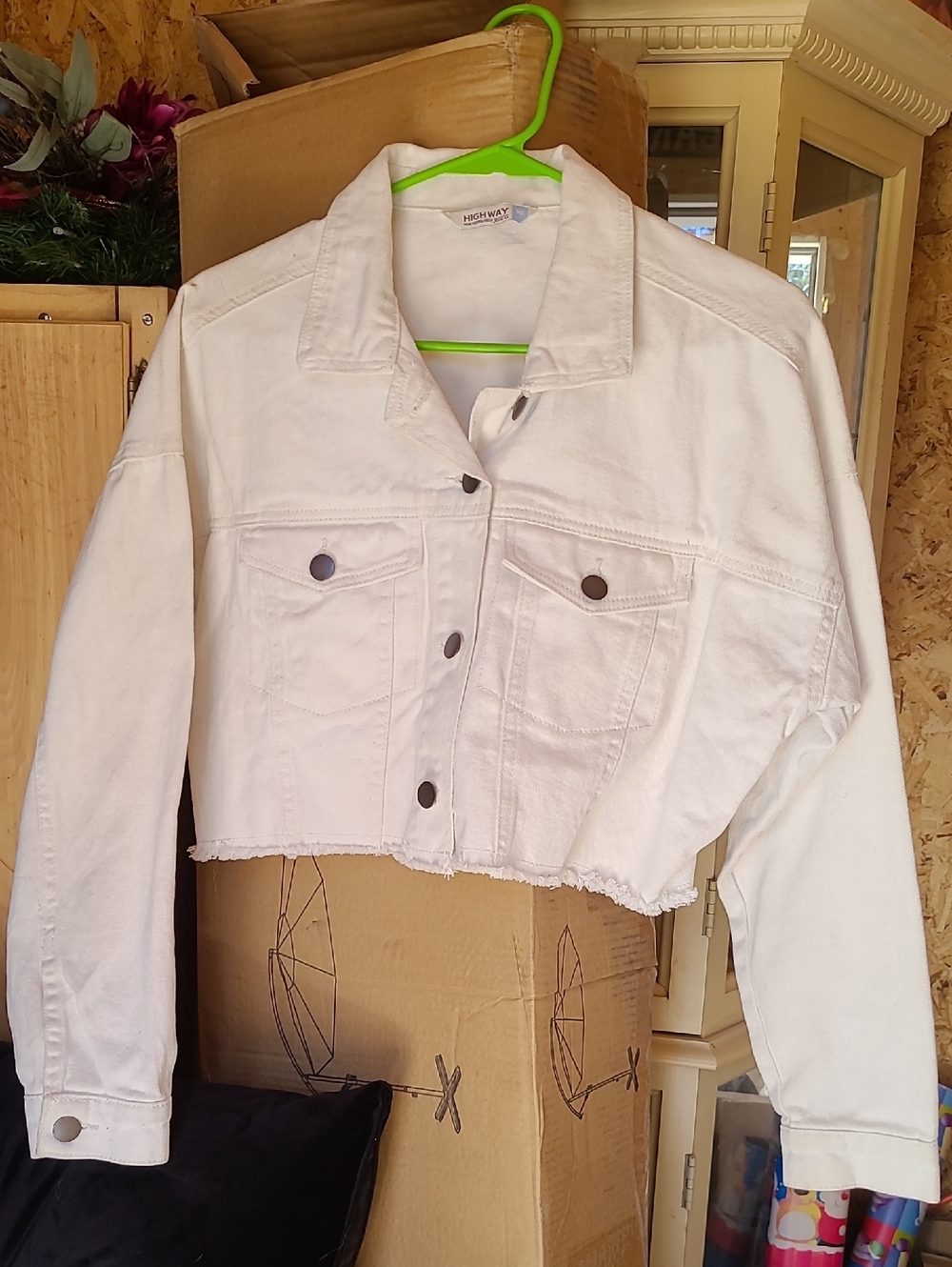 Highway Jeans White Denim Jacket